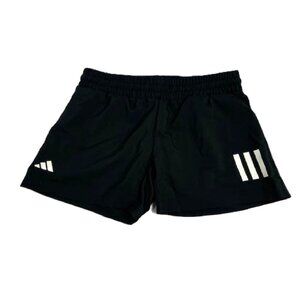 adidas Boys' Club Tennis 3-Stripes Shorts, Black Small